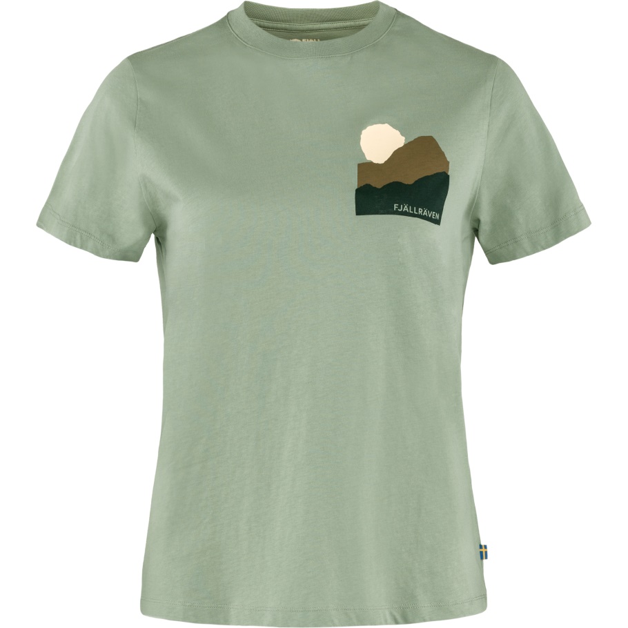 Camiseta Verde Salvia Naturaleza W Fjällräven Moda