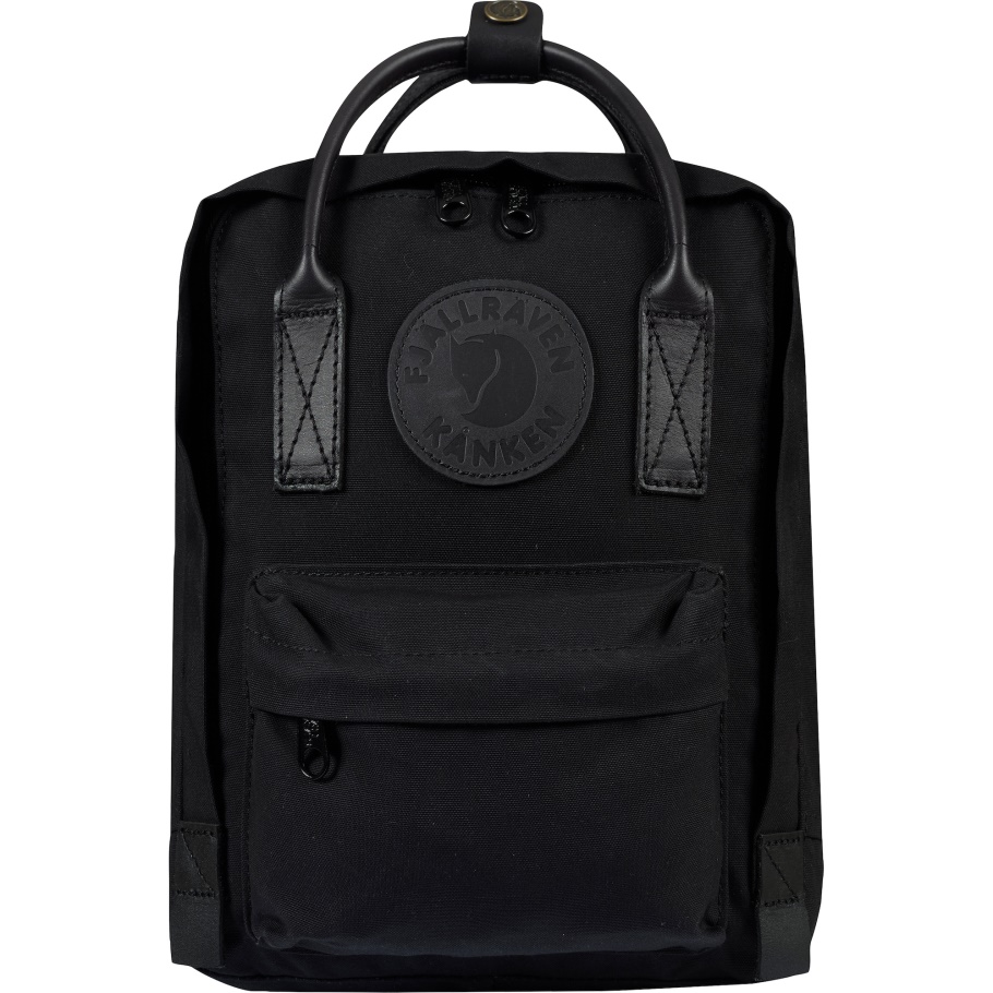 Fjällräven Moda Negro Kånken No. 2 Mini Negros