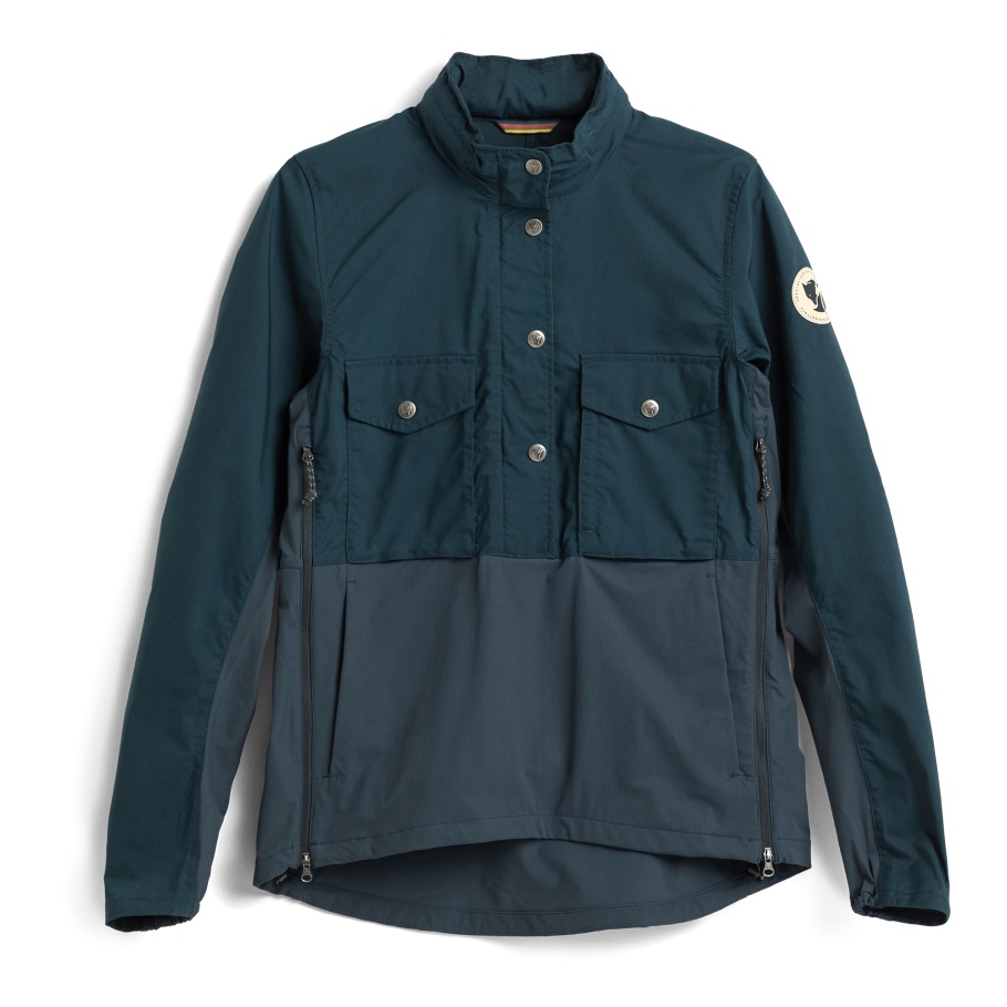 Azul Marino Fjällräven Moda S/f Räven Anorak W