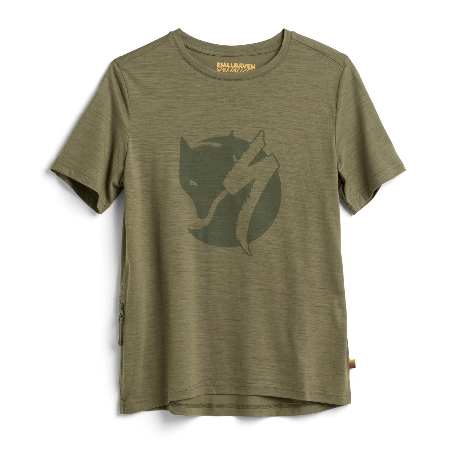 Fjällräven Marca De Moda S/f Camiseta De Lana W Verde