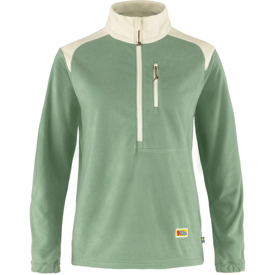 Fjällräven Moda Verde Salvia-tiza Blanco Todos Los Días Pequeño Vellón W