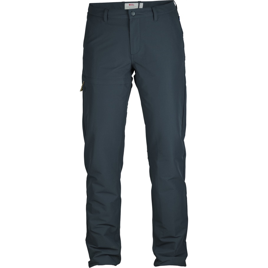 Fjällräven Pantalones De Viaje Azul Marino Oscuro De Moda W