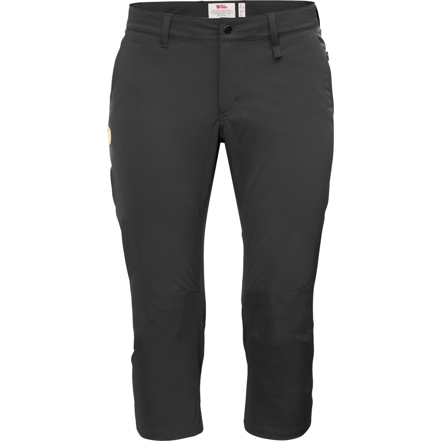 Pantalones Capri Abisko Gris Oscuro Con Moda Fjällräven