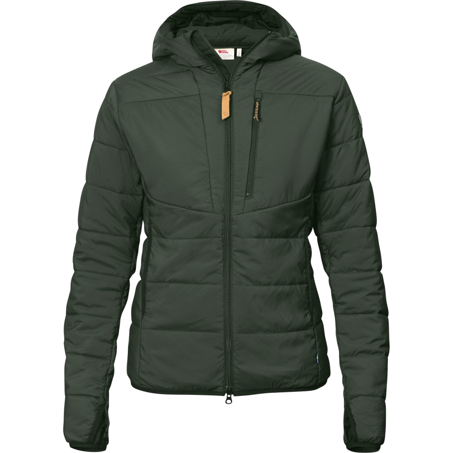 Fjällräven Fashion Deep Forest Keb Sudadera Con Capucha Acolchada W