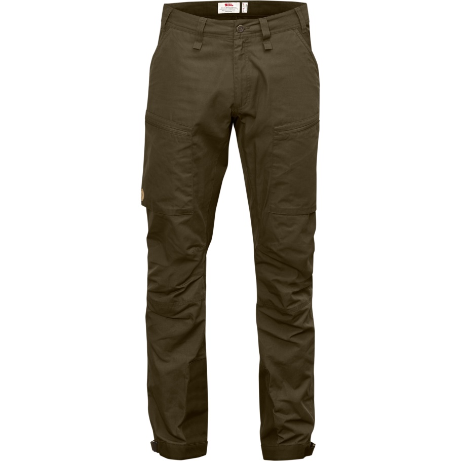 Fjällräven Moda Abisko Lite Trekking Pantalones M Reg Oliva