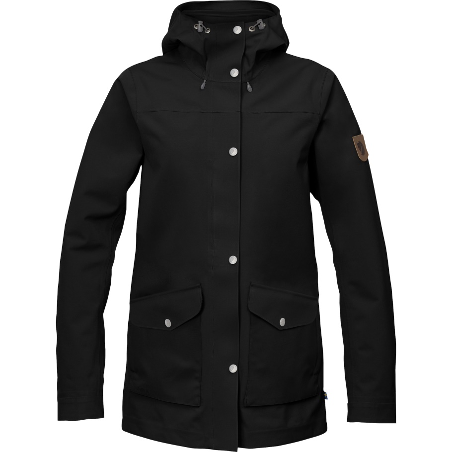 Greenland Eco-shell Jacket W Fjällräven Moda Negro