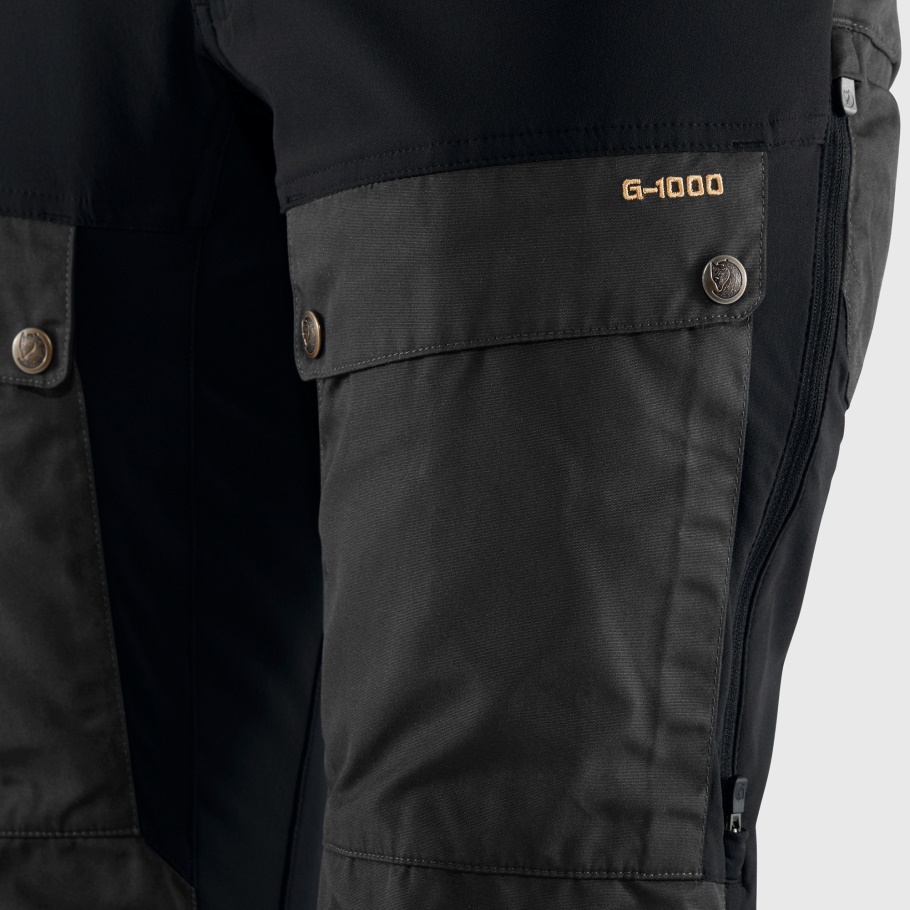 Fjällräven Fashion Dark Navy-uncle Blue Keb Pantalones Curvos W Cortos