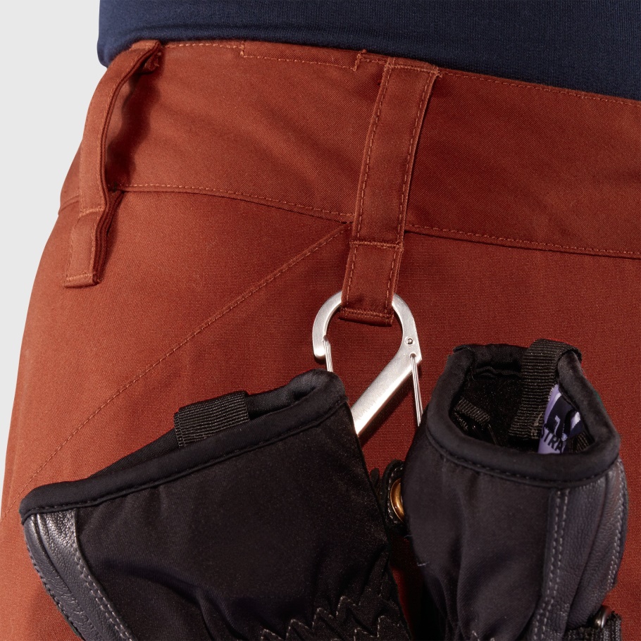 Vidda Pro Ventilated Pants W Short Fjällräven Fashion Gris Oscuro-negro
