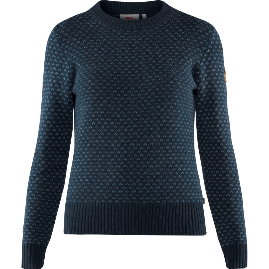 Jersey Nórdico Övik Con Fjällräven Fashion Azul Marino Oscuro