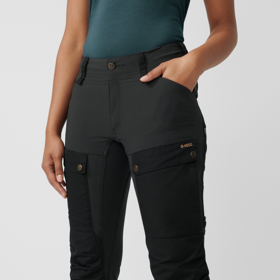 Pantalones Keb W Reg Dark Navy-uncle Blue Fjällräven Moda