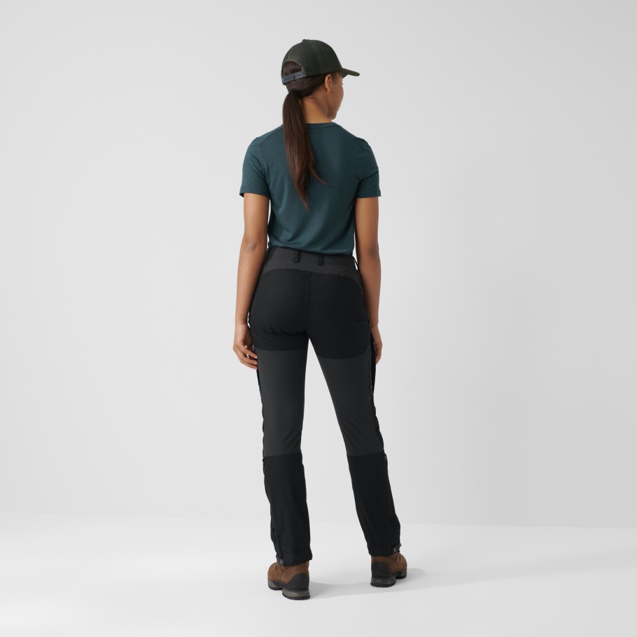 Pantalones Keb W Reg Dark Navy-uncle Blue Fjällräven Moda