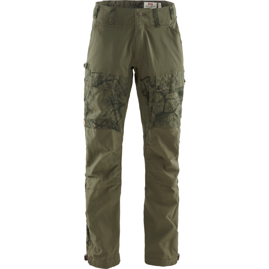 Fjällräven Moda Verde Camo-laurel Verde Lapland Híbrido Pantalones M