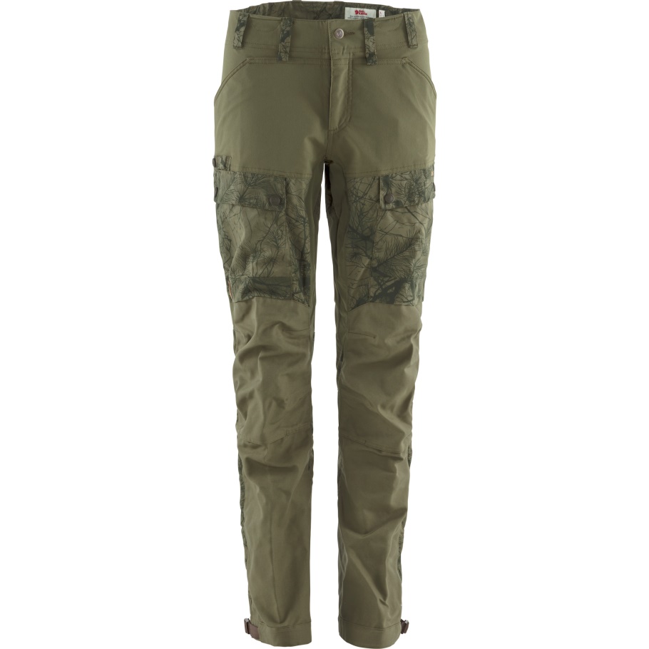 Verde Camo-laurel Verde Fjällräven Moda Laponia Híbrido Pantalones W
