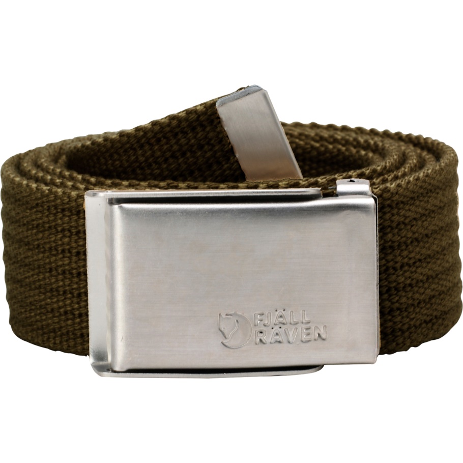 Cinturón De Lona Merano Verde Oliva Oscuro Fjällräven Moda