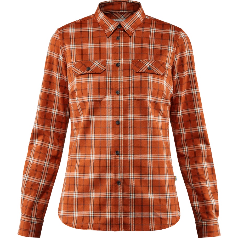 Fjällglim Camisa Elástica Manga Larga Con Hoja De Otoño Fjällräven Moda