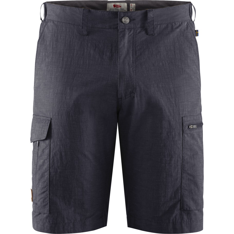 Viajeros Mt Pantalones Cortos M Fjällräven Moda Azul Marino Oscuro