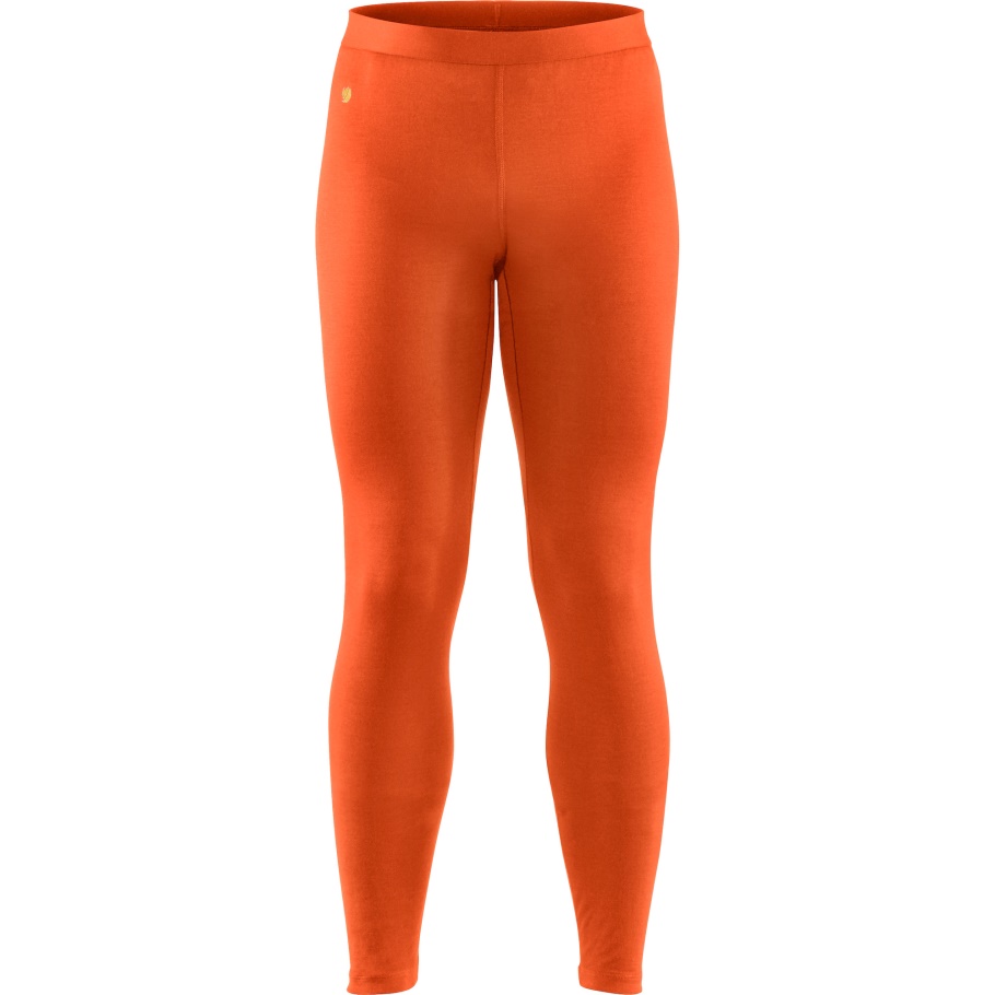 Fjällräven Moda Hokkaido Naranja Bergtagen Calzoncillos Largos De Lana Fina M