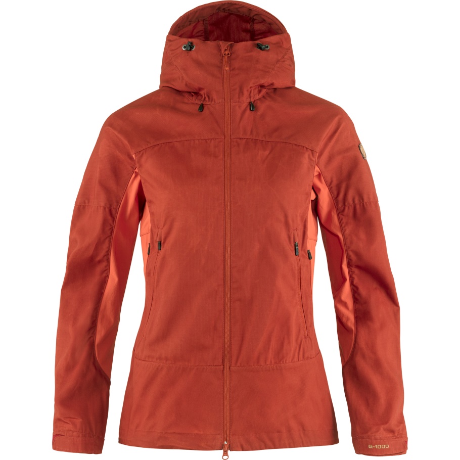 Abisko Lite Trekking Jacket W Cabin Rojo-rowan Rojo Fjällräven Moda