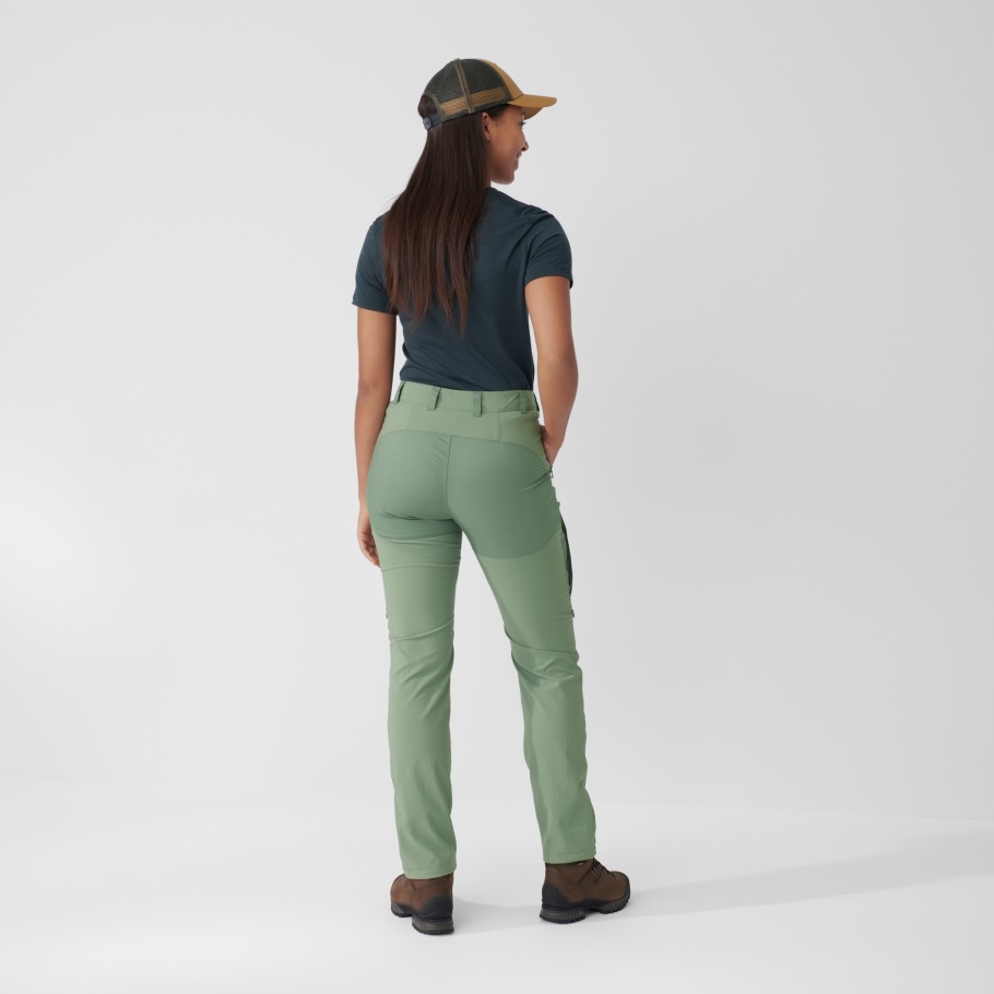 Fjällräven Fashion Abisko Midsummer Pants W Reg Mineral Azul-arcilla Azul