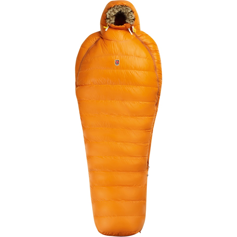 Polar -20 Moda De Zorro ártico Naranja Quemada Larga