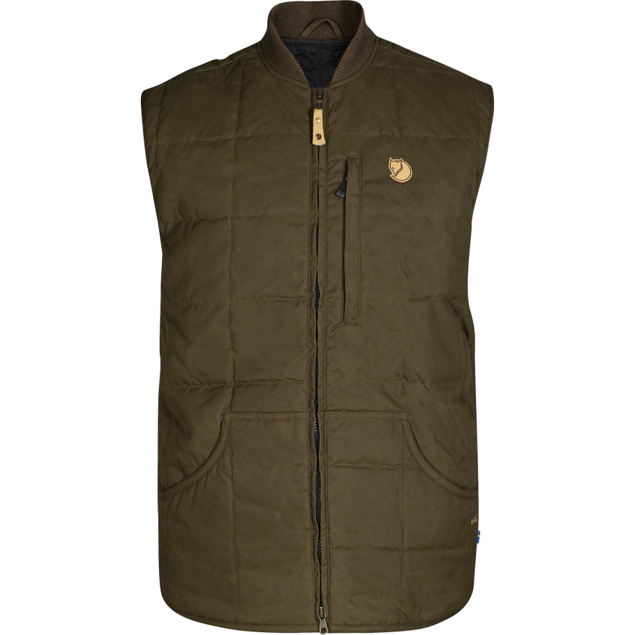 Chaleco Grimsey M Fjällräven Moda Oliva Oscuro