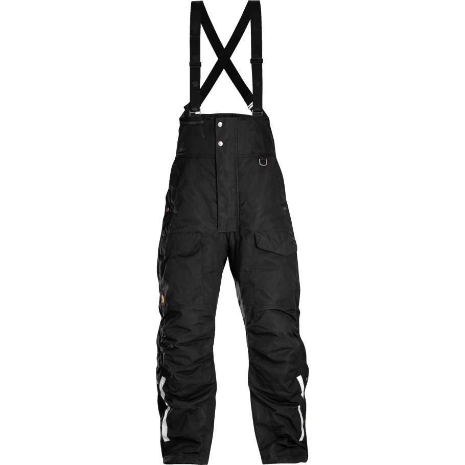 Pantalón Polar Negro Con Tirantes M Fjällräven Moda
