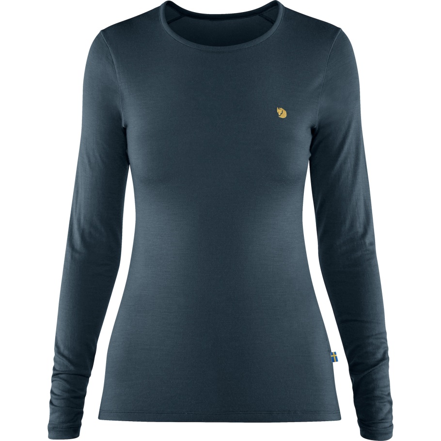 Montaña Azul Bergtagen Thinwool Ls W Fjällräven Marca De Moda
