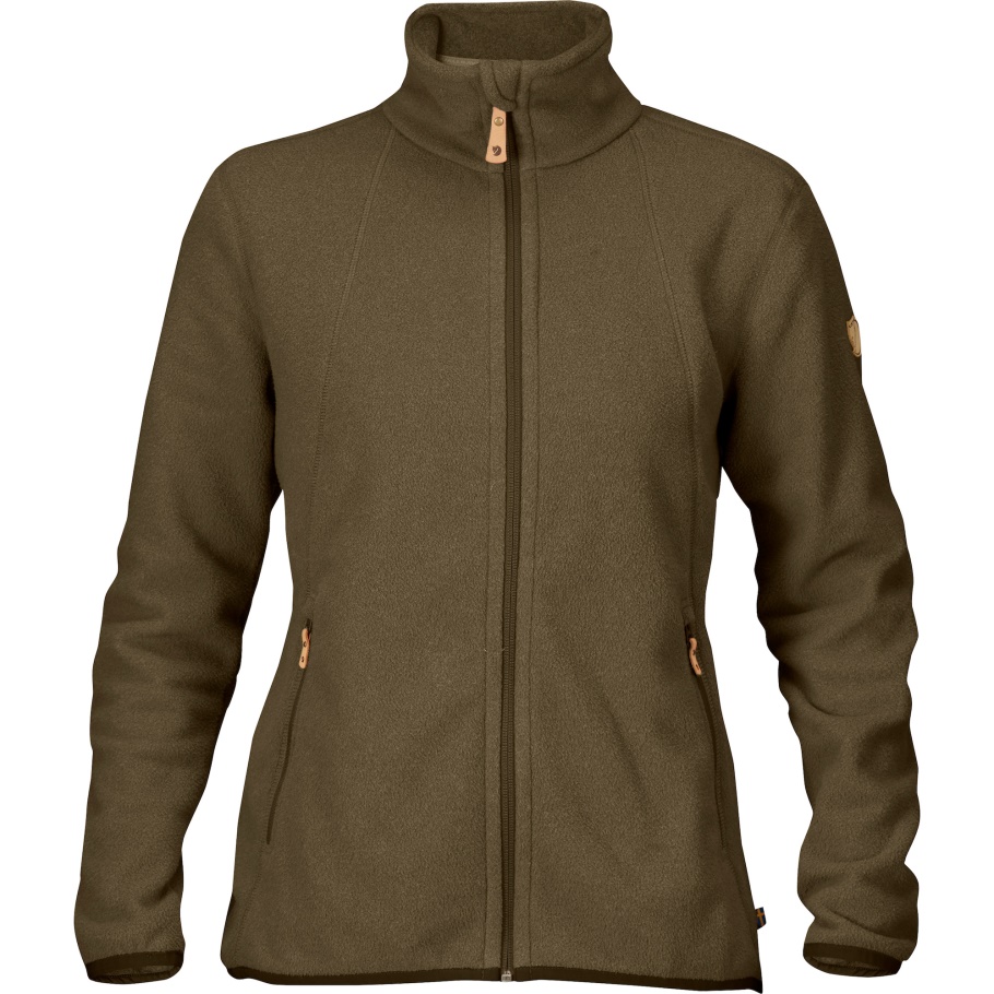 Fjällräven Fashion Stina Fleece Con Verde Oliva Oscuro