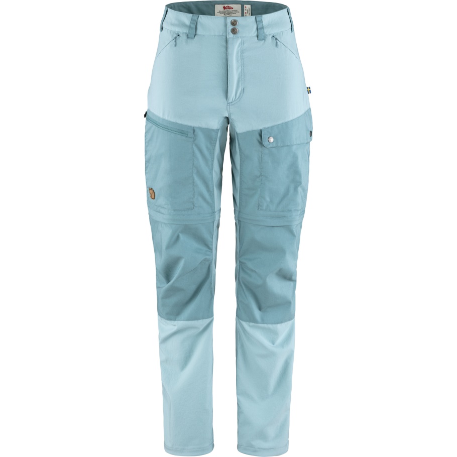 Mineral Blue-clay Blue Fjällräven Fashion Abisko Midsummer Zip Off Pants W