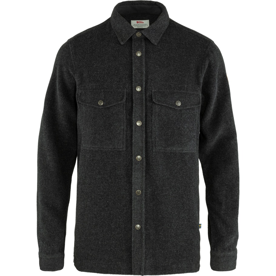Camisa Canadá Gris Oscuro Sólido M Fjällräven Moda
