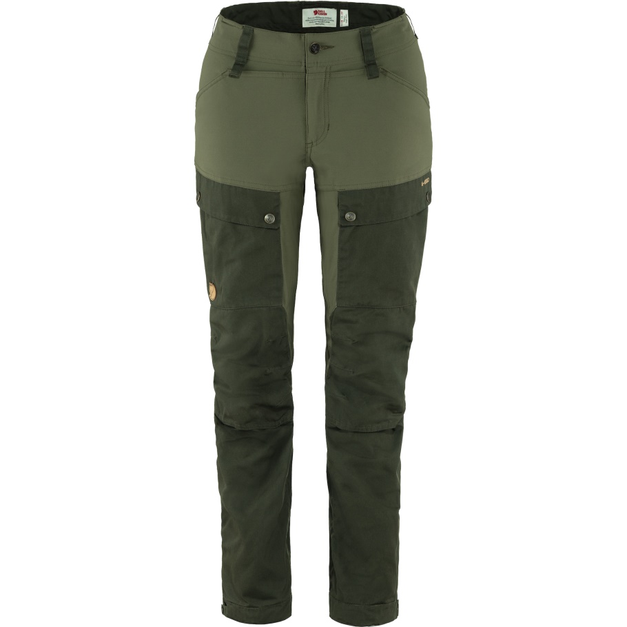 Pantalones Keb Curvos W Reg Fjällräven Fashion Deep Forest-laurel Green