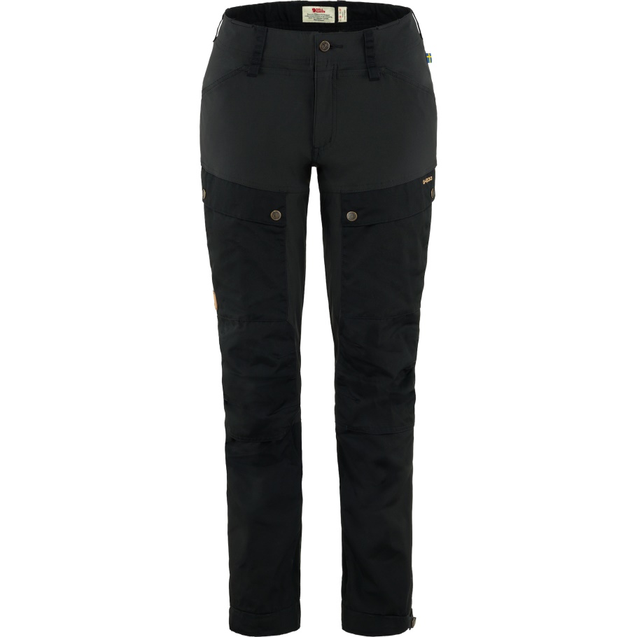 Pantalón Negro Fjällräven Fashion Keb Curvo W Reg