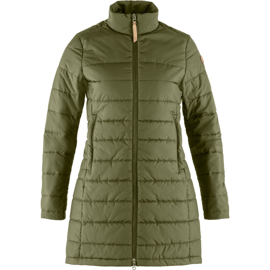 Kiruna Liner Parka W Fjällräven Moda Verde