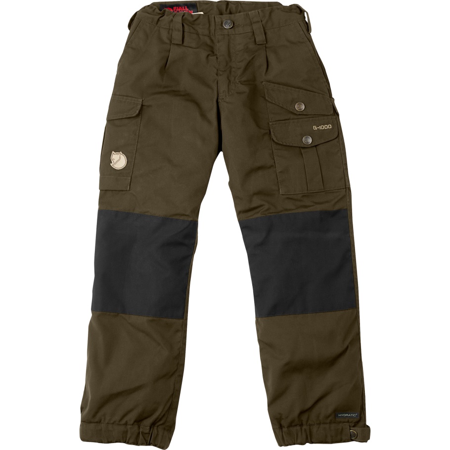 Fjällräven Pantalones Acolchados Vidda Kids Verde Oliva Oscuro De Moda