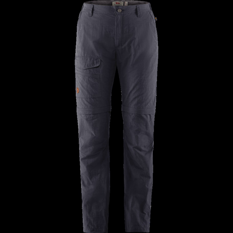 Fjällräven Fashion Dark Navy Travellers Mt Pantalones Con Cremallera W
