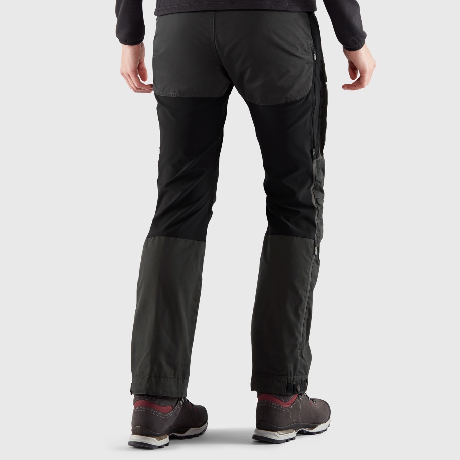 Pantalón Keb Gris Piedra Negro Curvo W Short Fjällräven Fashion
