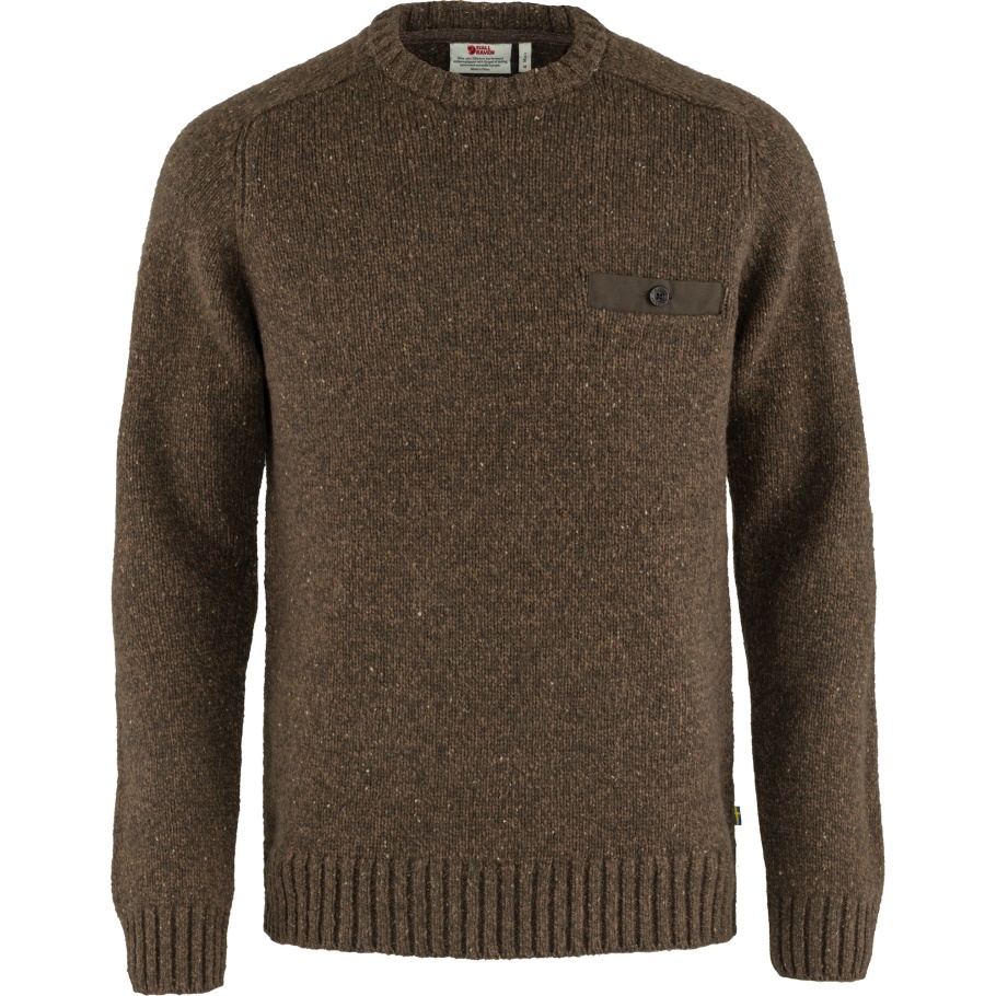 Bogwood Brown Fjällräven Moda Lada Suéter Con Cuello Redondo M