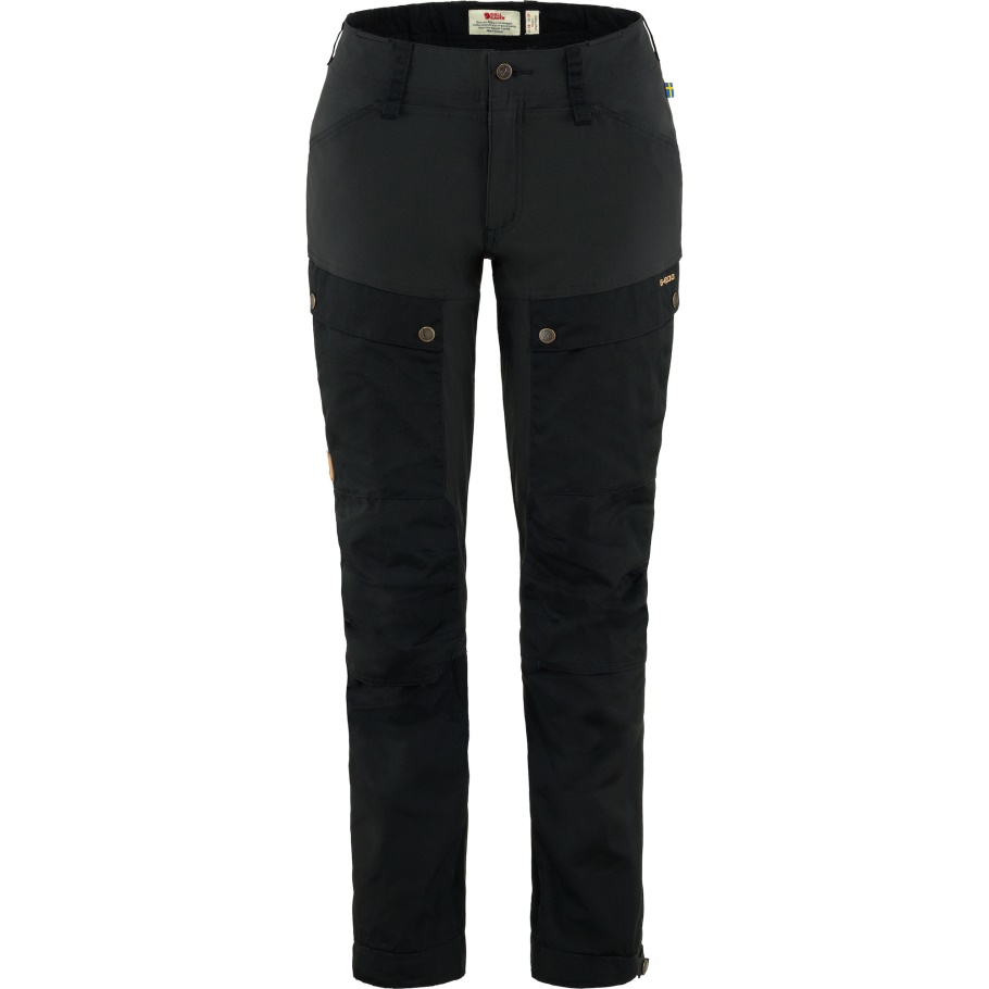 Fjällräven Fashion Keb Pantalones Curvos W Corto Negro