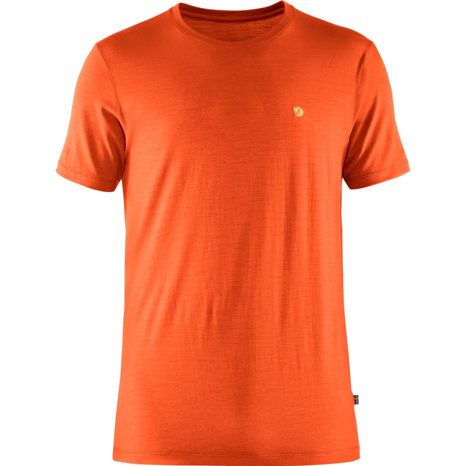 Fjällräven Moda Bergtagen Thinwool Ss M Hokkaido Naranja