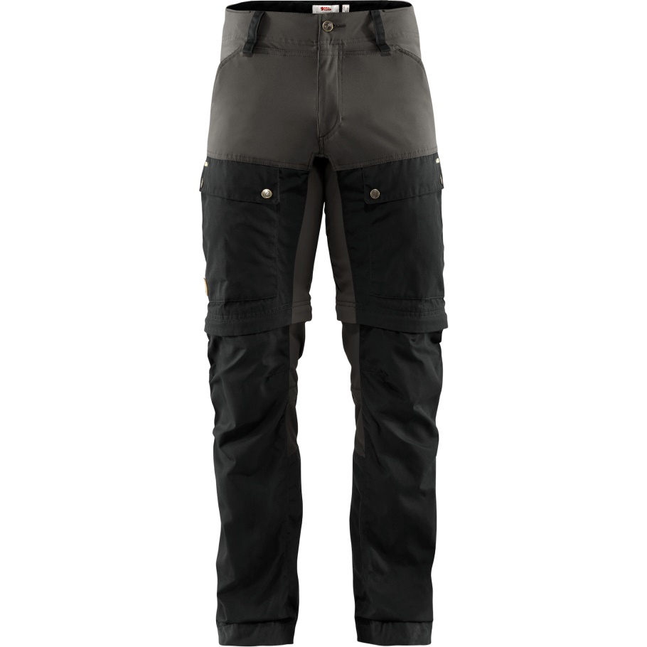 Pantalón Polaina Keb Gris Piedra Negro M Long Fjällräven Fashion