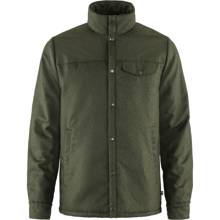 Chaqueta Acolchada De Lana Canada De Bosque Profundo M Fjällräven Moda