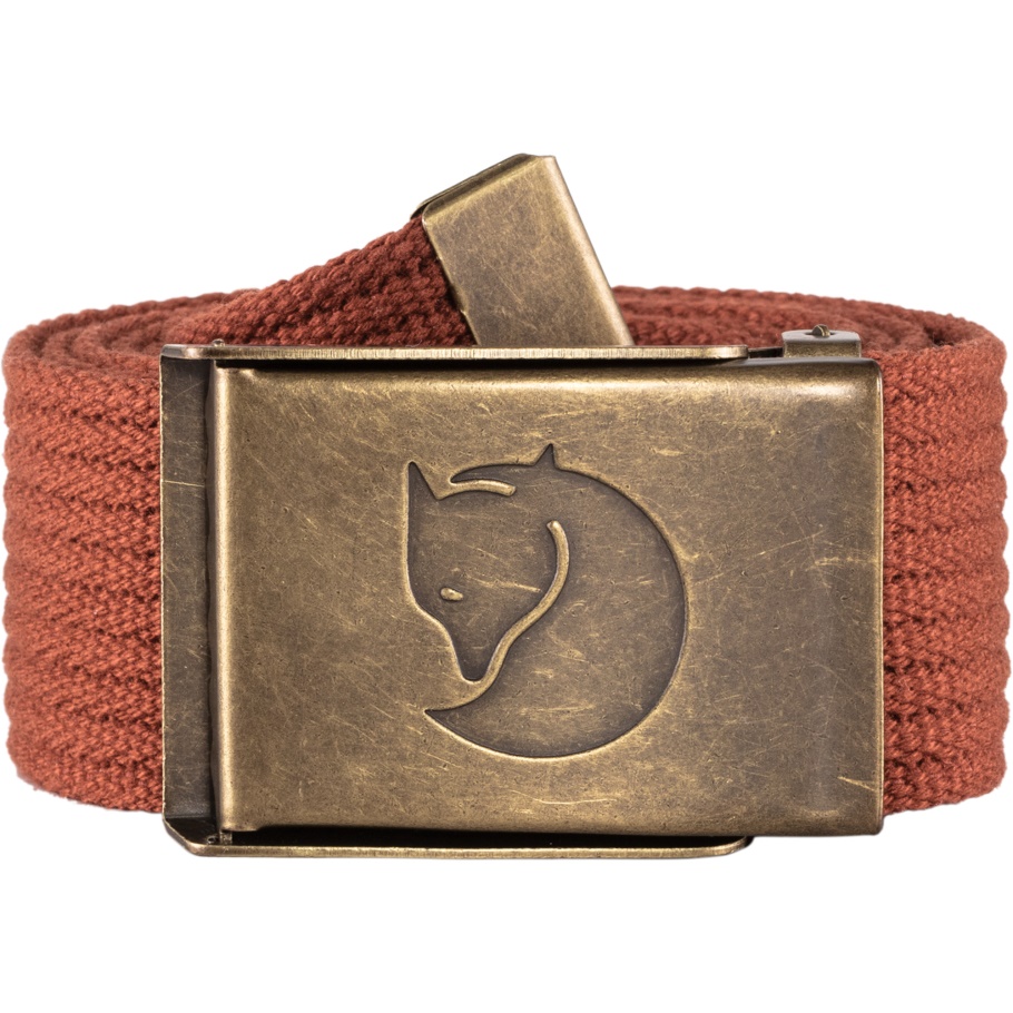 Fjällräven Cinturón De Latón De Lona De Hoja De Otoño De Moda 4 Cm