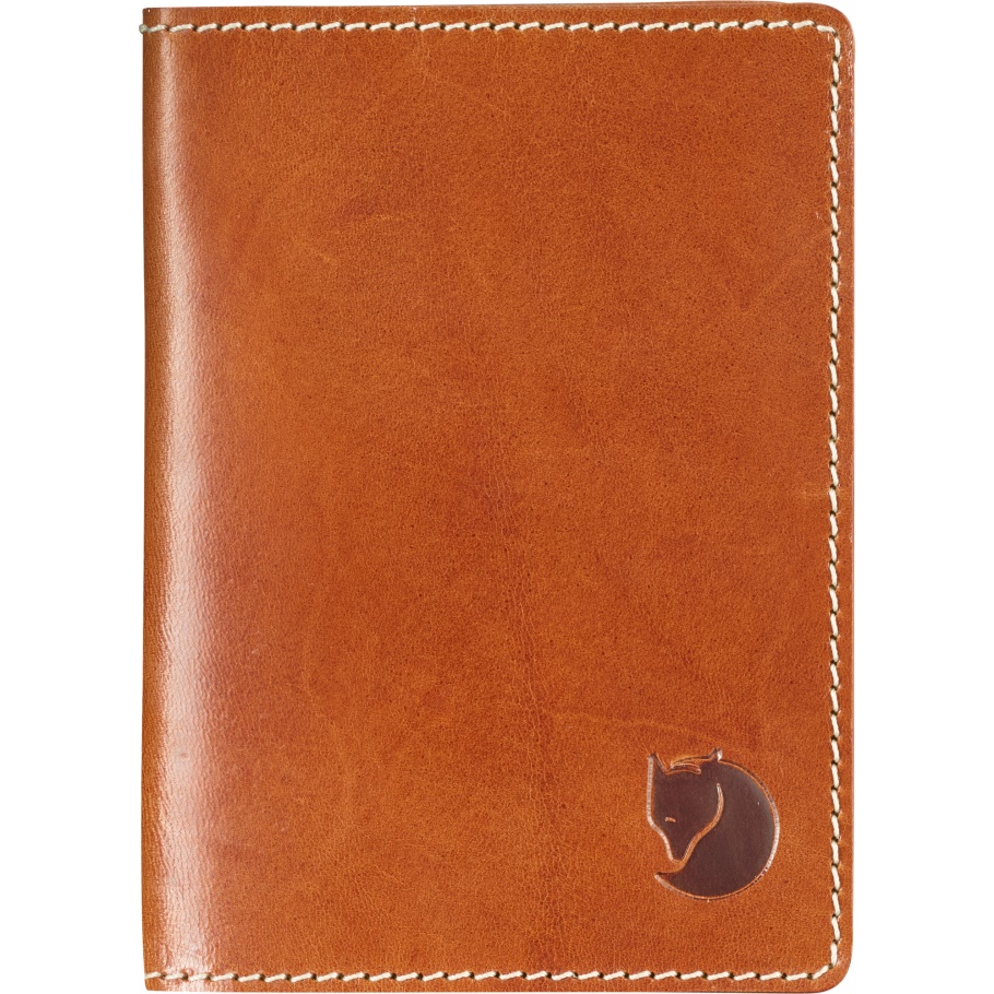 Funda De Cuero Para Pasaporte Cuero Coñac Fjällräven Moda