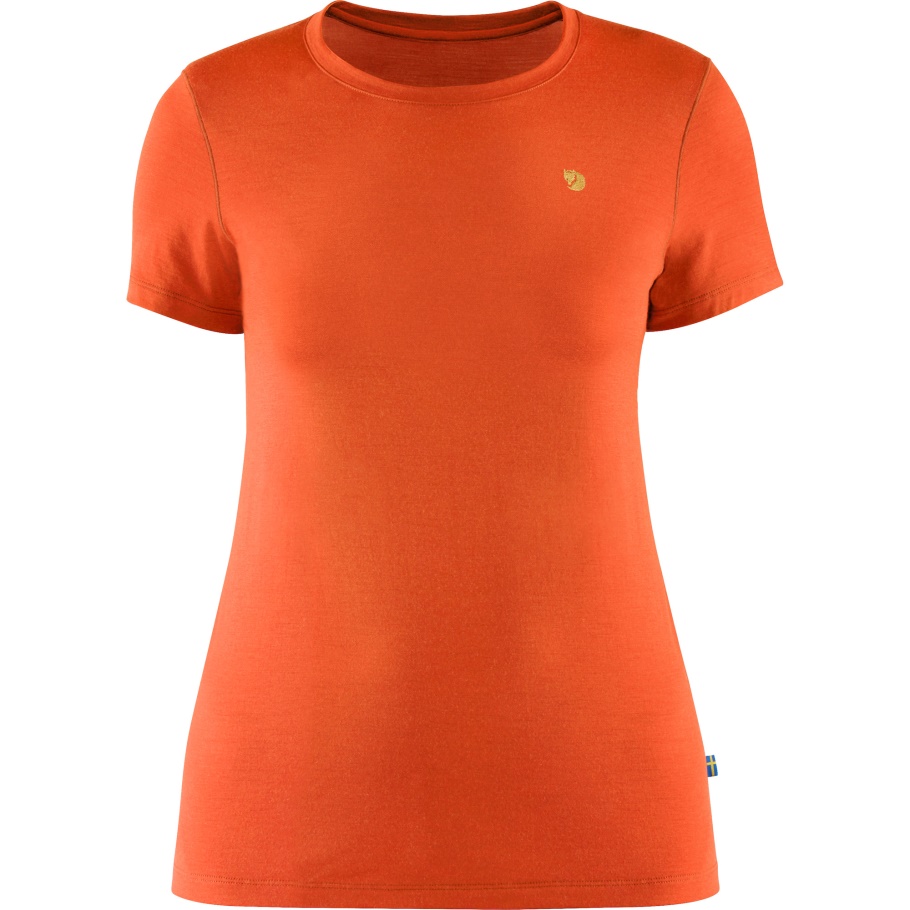 Bergtagen Thinwool Ss W Hokkaido Naranja Montaña Zorro Moda