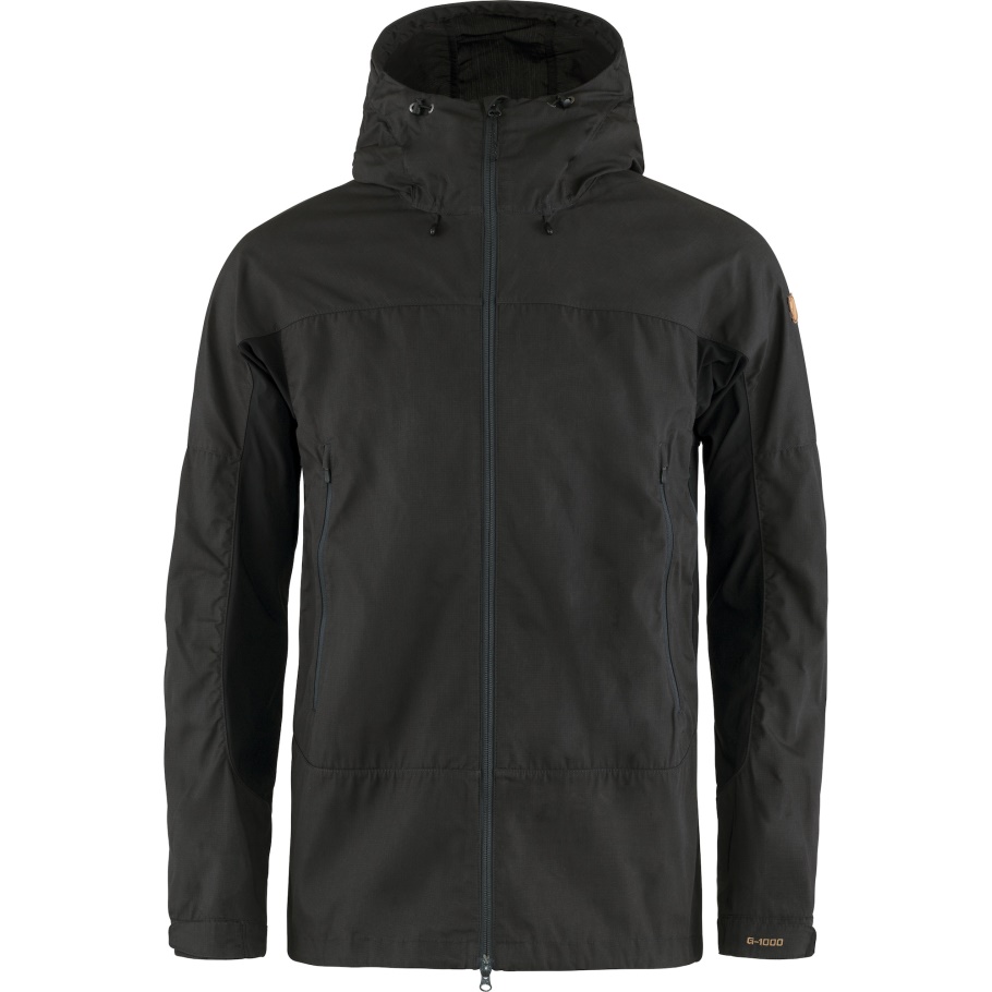 Gris Oscuro-negro Fjällräven Fashion Abisko Lite Trekking Jacket M
