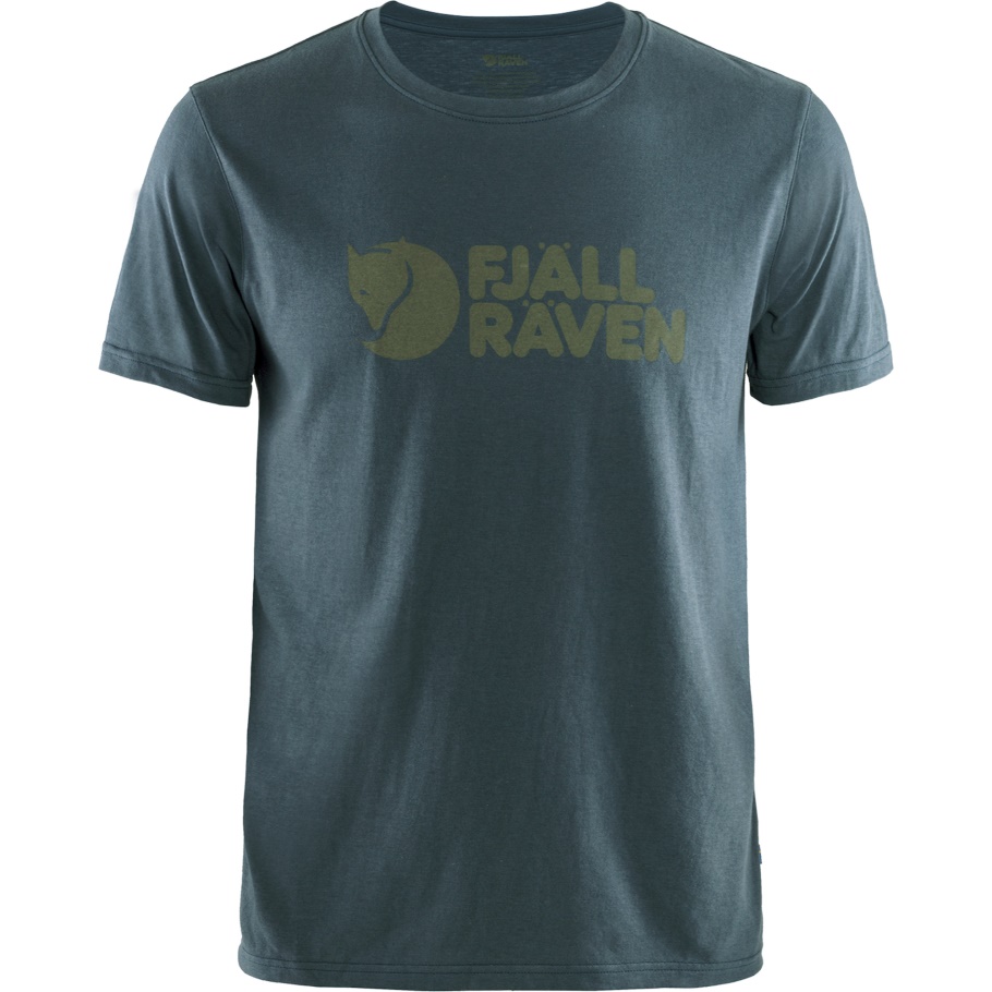 Fjällräven Moda Logo Camiseta M Azul Marino