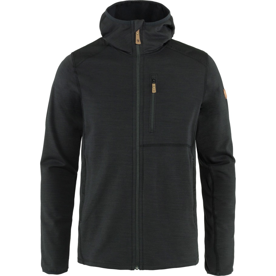 Fjällräven Fashion Keb Polar Con Capucha M Gris Oscuro-negro