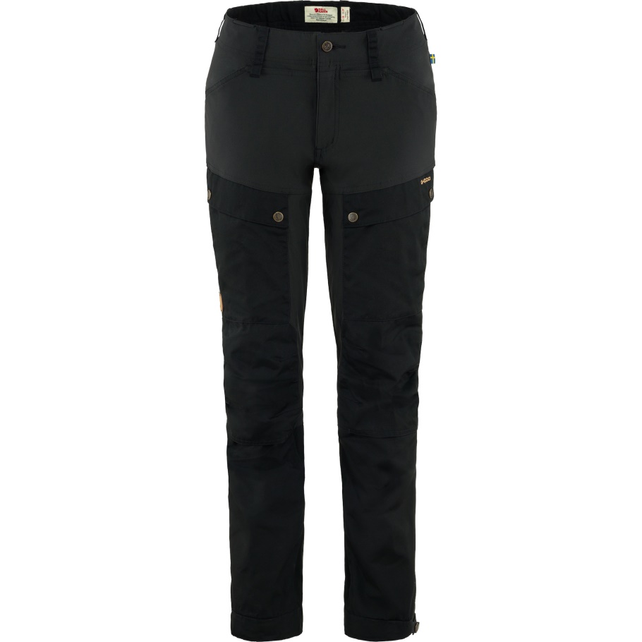 Fjällräven Fashion Keb Pantalones W Reg Negro