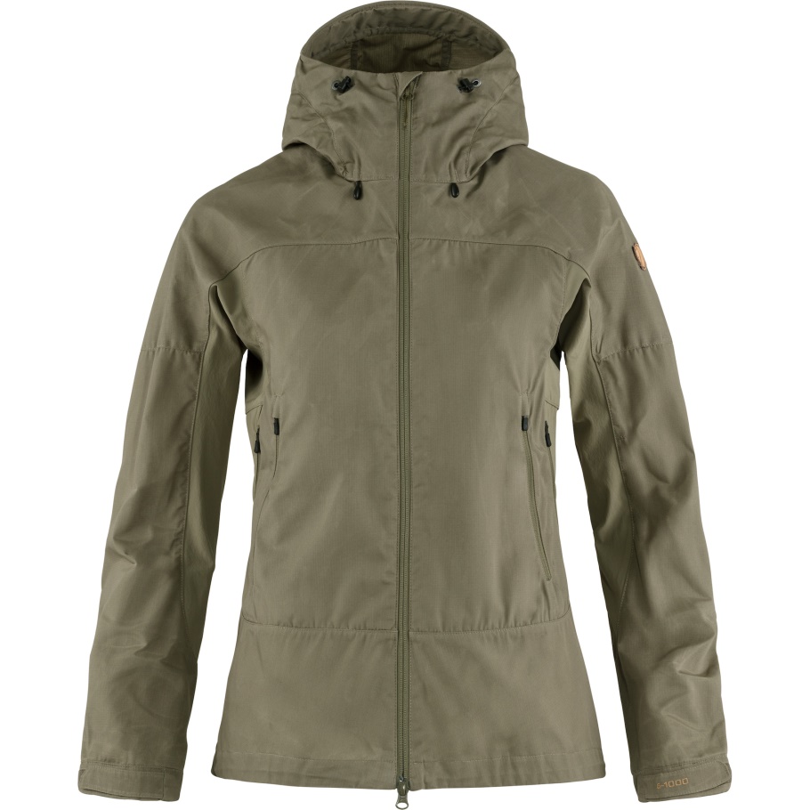 Abisko Lite Trekking Jacket W Fjällräven Moda Oliva Claro
