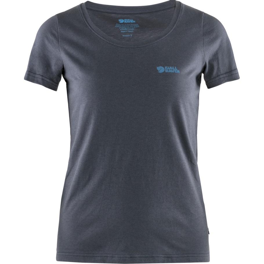 Camiseta Con Logo Azul Marino Y Moda Fjällräven